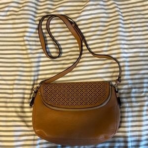 Madison West Tan Crossbody